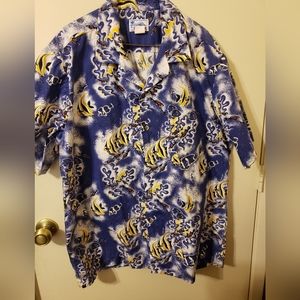 Vintage Fish Hawaiian Shirt Size XL